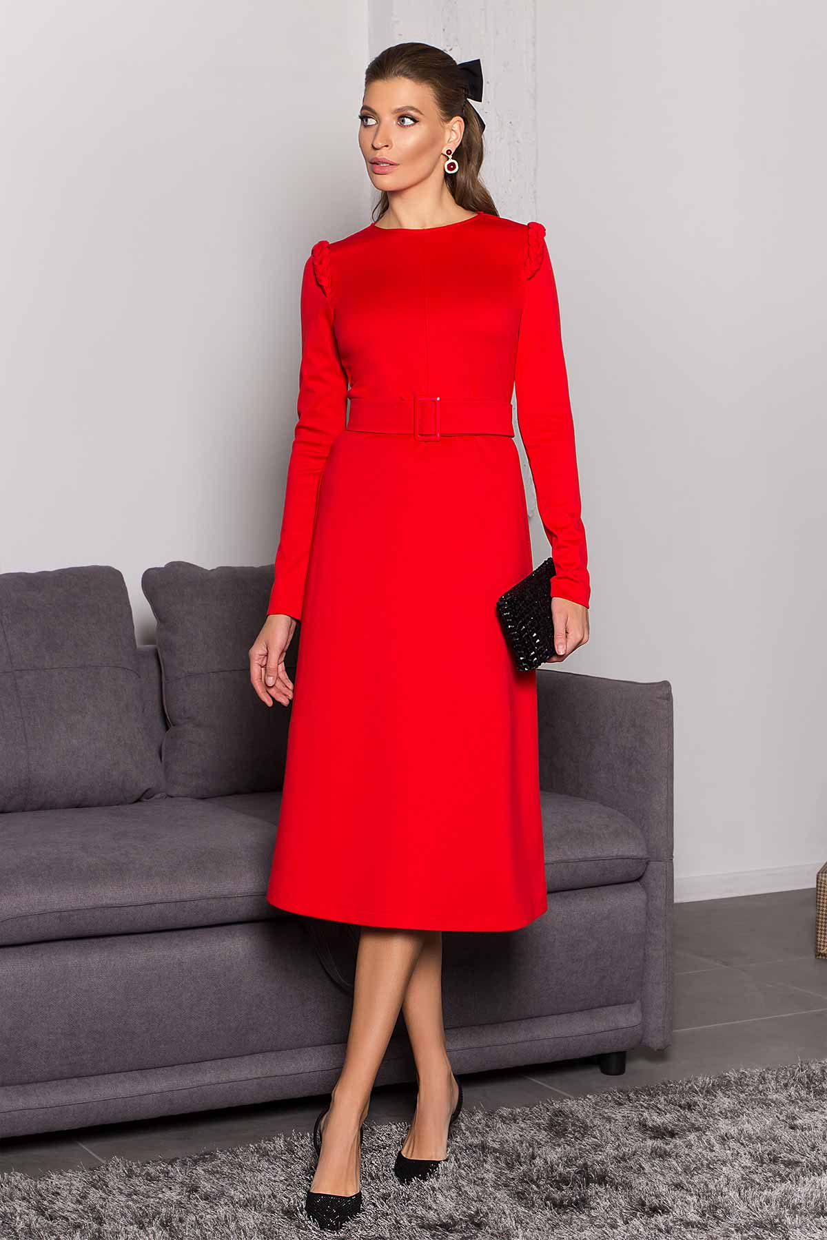 Платье "AZ-413" (красный) в магазине Arizzo